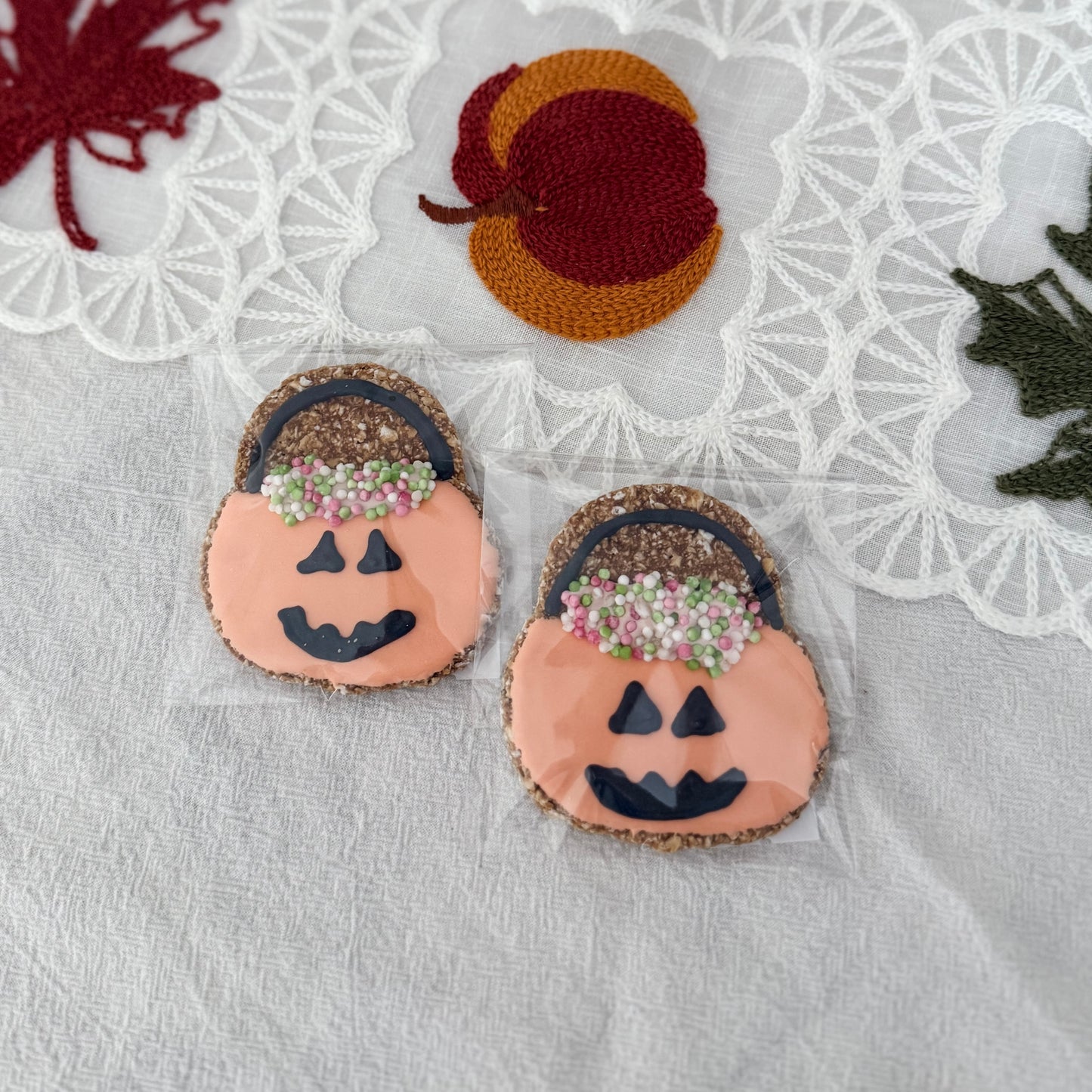 “Pumpkin Candy Bucket” Single Cookie