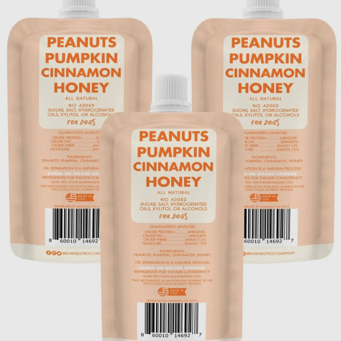 Peanut Butter Squeeze Pouch