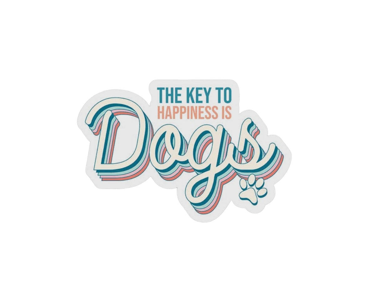 “The Key to Happiness” Sticker