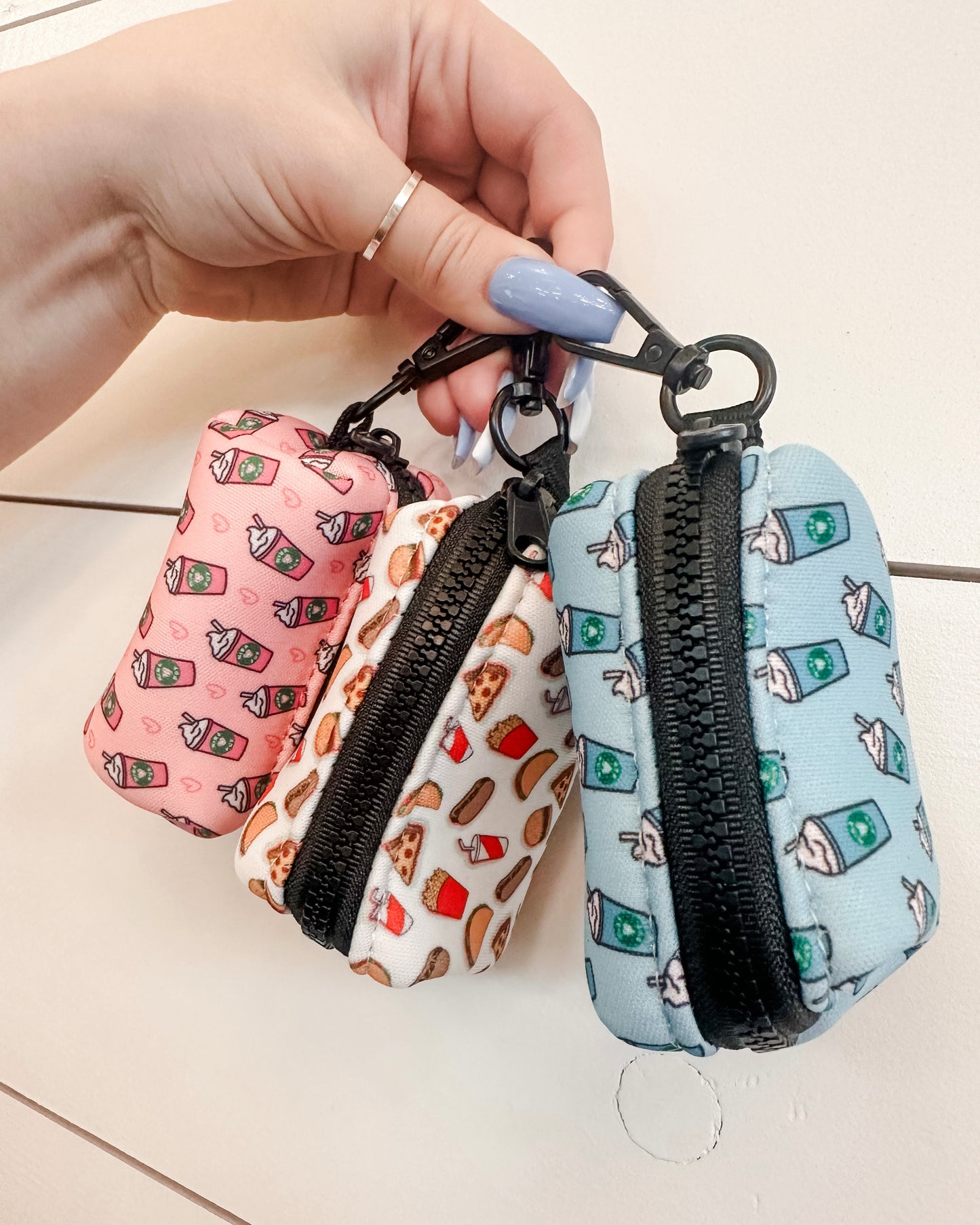 “Blue Pupshake” Waste Bag Holder
