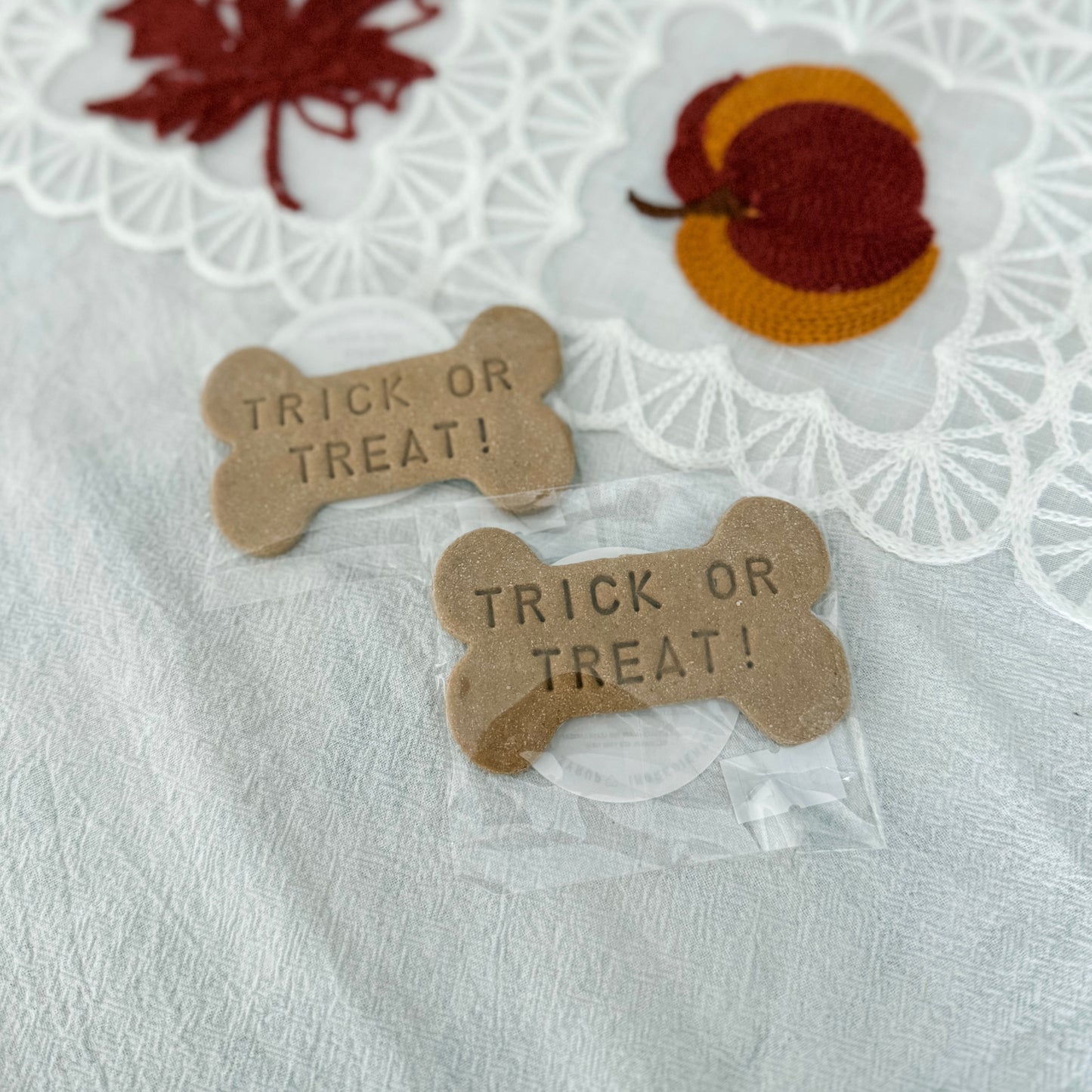 “Trick or Treat” Stamped Cookie