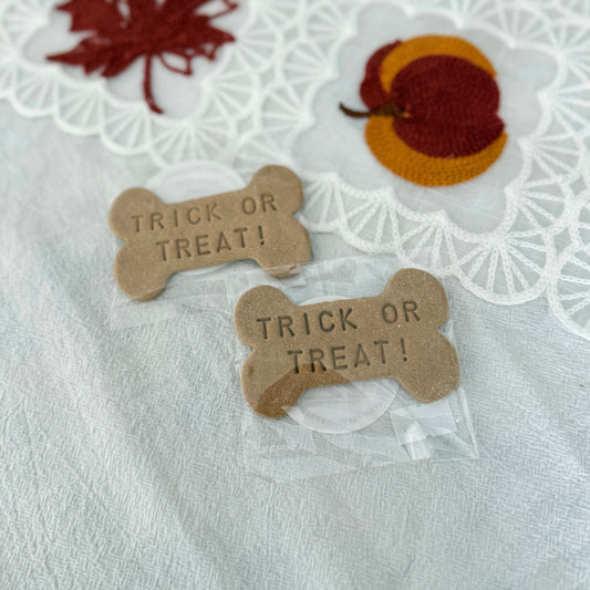 “Trick or Treat” Stamped Cookie