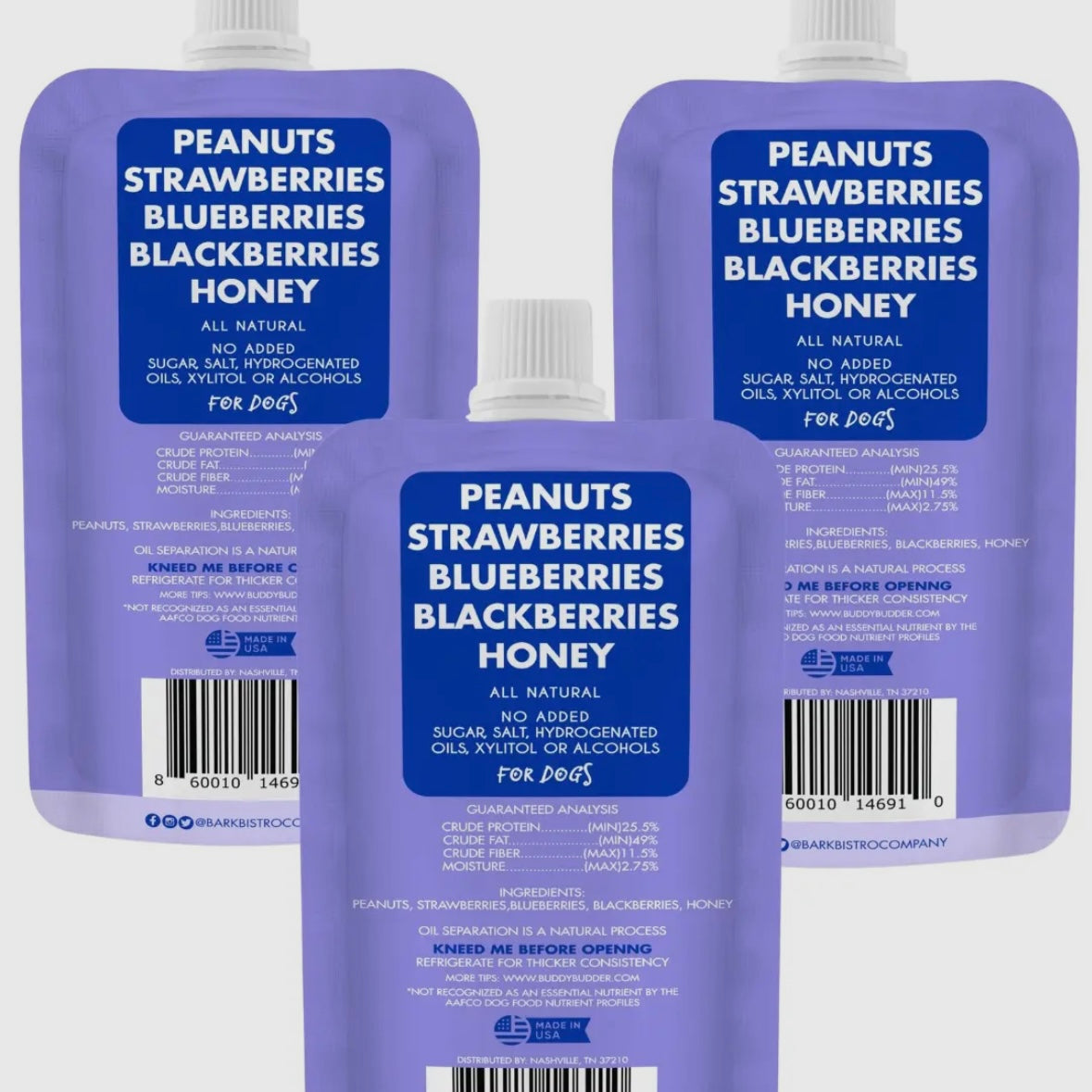 Peanut Butter Squeeze Pouch