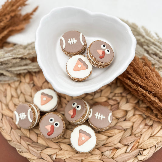 “Thanksgiving Day Favs” Set of 3 Macarons