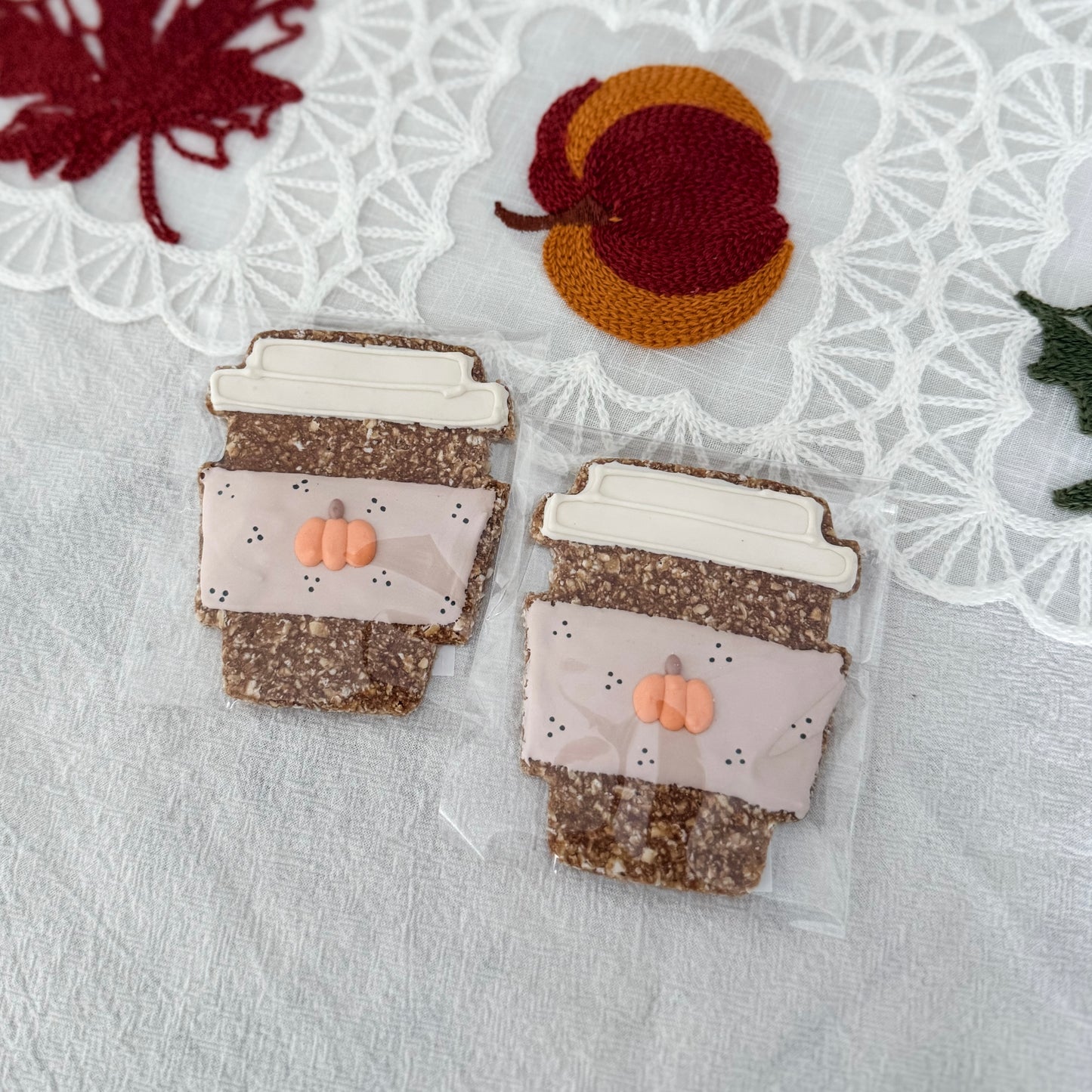 “Pumpkin Coffee Cup” Single Cookie