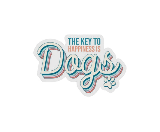 “The Key to Happiness” Sticker